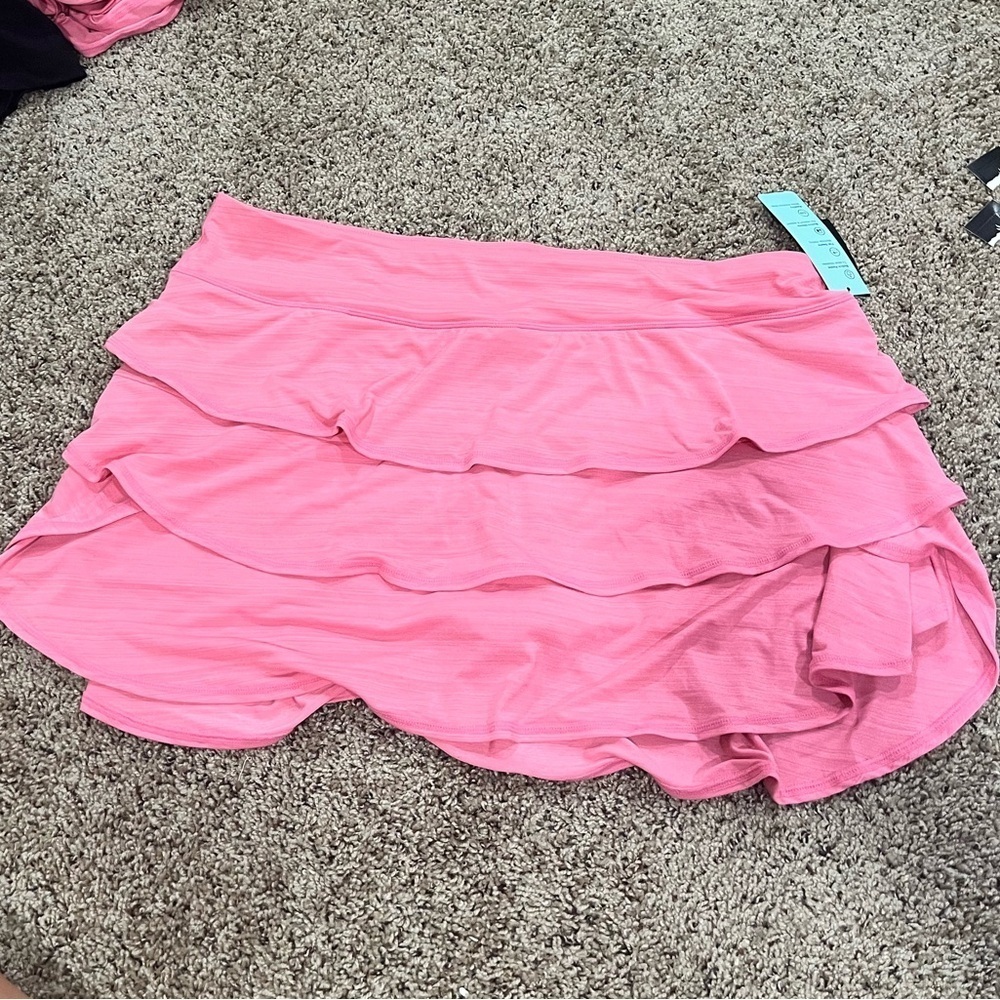 Ideology Flounce Tiered Skort in Morning Glory - Picture 2 of 5